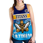Gold Coast Women Racerback Tank Titans Gladiator Anzac Day 2021 Version - Indigenous - Vibe Hoodie
