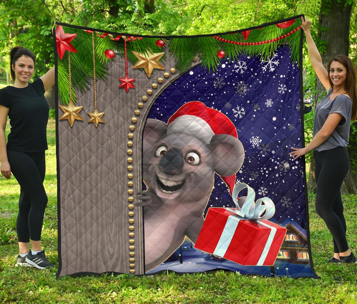 christmas-premium-quilt-fun-koala-christmas