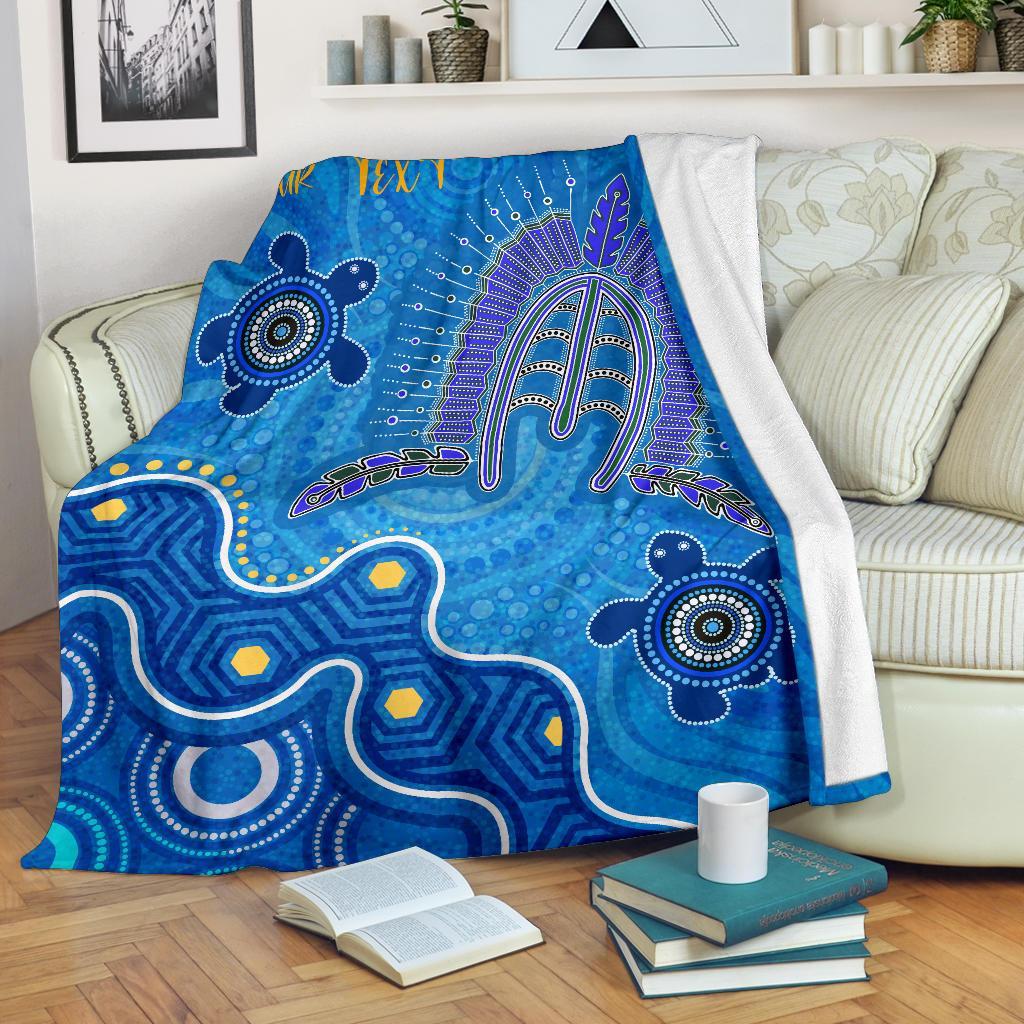 torres-strait-personalised-premium-blanket-dhari-and-turtle