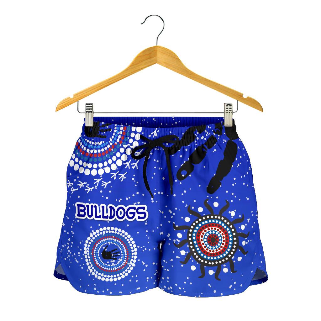 Bulldogs Women Shorts Indigenous Country Style - Vibe Hoodie