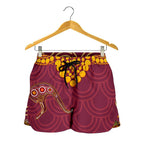 Aboriginal Women's Shorts - Aboriginal Kangaroo - Vibe Hoodie