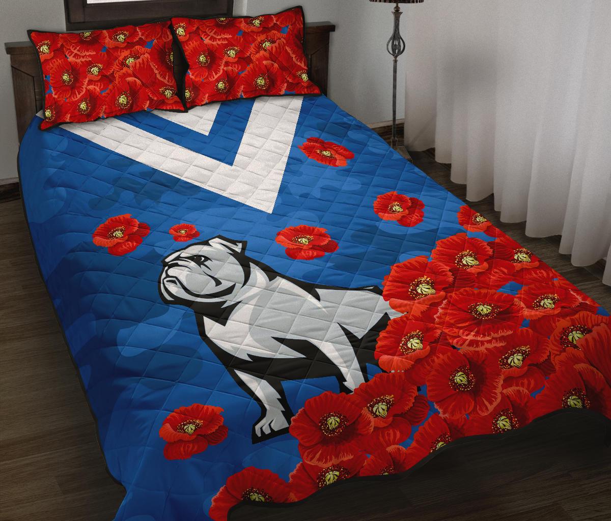 bulldogs-quilt-bed-set-poppy-flowers