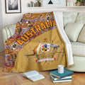 premium-blanket-aboriginal-patterns-blanket-australian-coat-of-arms