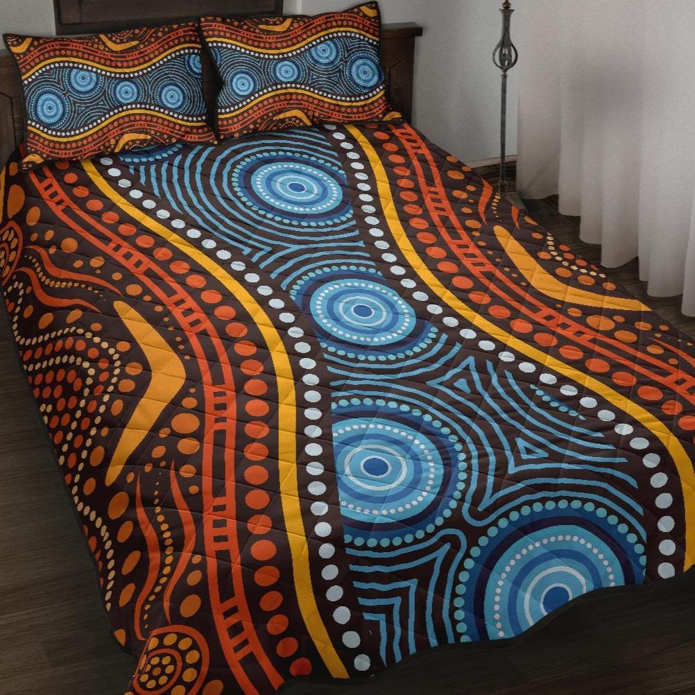 aboriginal-quilt-bed-set-boomerang-circle-dot-painting-art-ver01