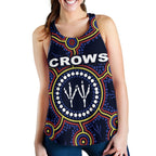 Adelaide Women Racerback Tank Indigenous Crows Footprint - Vibe Hoodie
