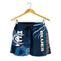Carlton Blues All Over Print Women's Shorts Aboriginal - Vibe Hoodie