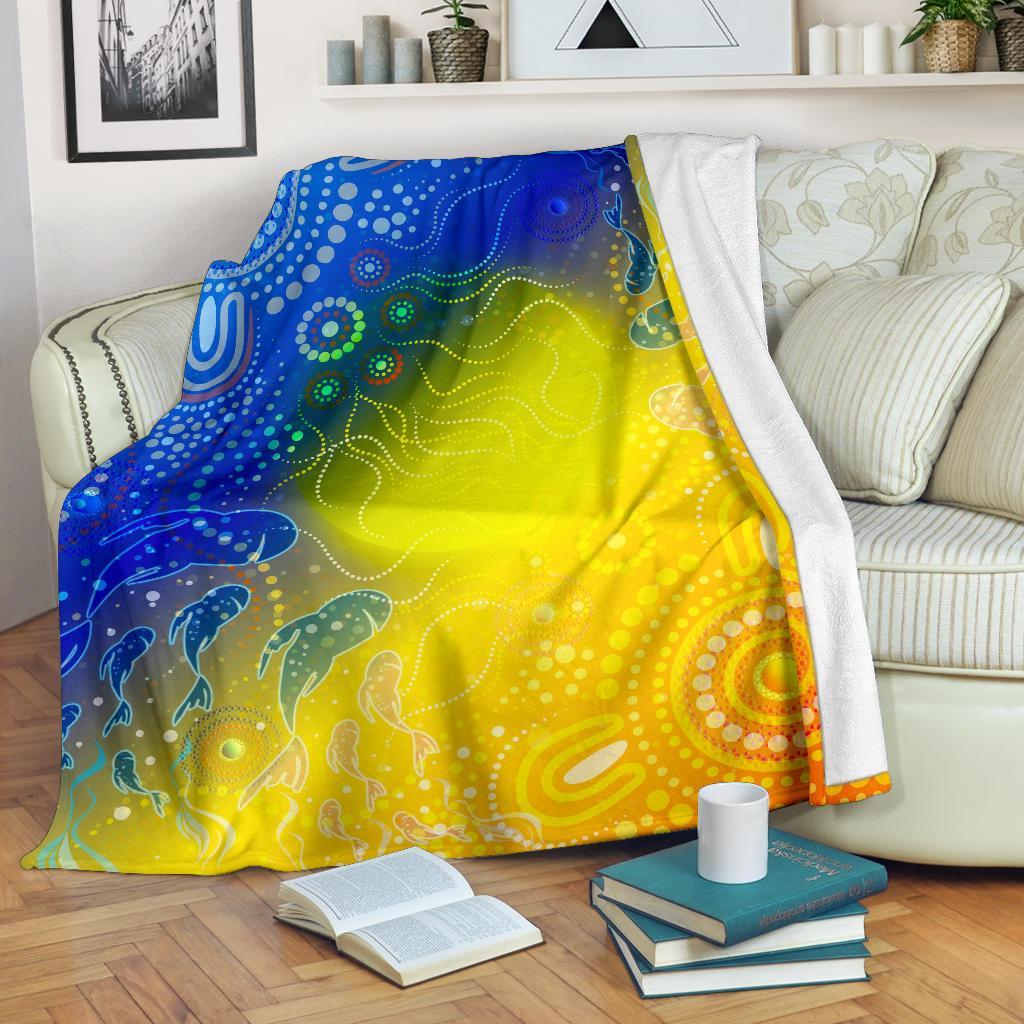 aboriginal-premium-blanket-indigenous-fishing