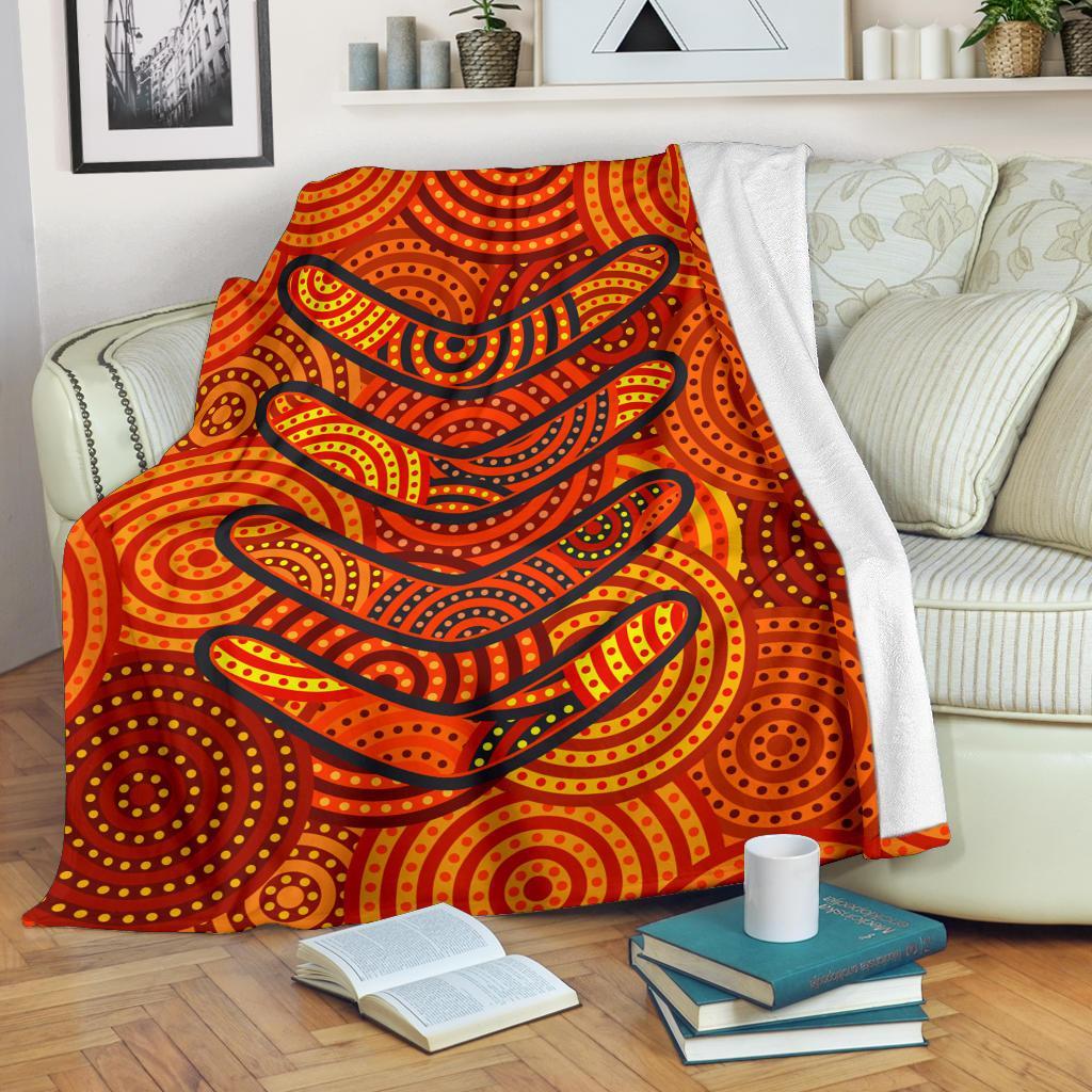 aboriginal-premium-blanket-aboriginal-boomerangs-and-dot-circle