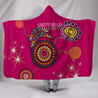 sydney-hooded-blanket-sixers-indigenous-magenta