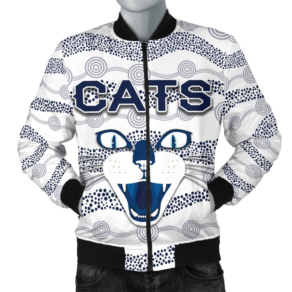 geelong-men-bomber-jacket-cats-indigenous-white