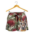 Short - Kangaroo Short Waratah Painting - Women - Vibe Hoodie