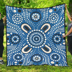 aboriginal-premium-quilt-indigenous-circle-dot-painting-blue-color
