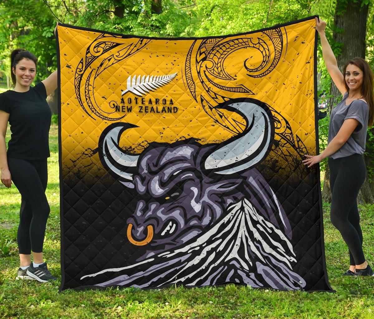 new-zealand-maori-premium-quilt-taranaki-bull