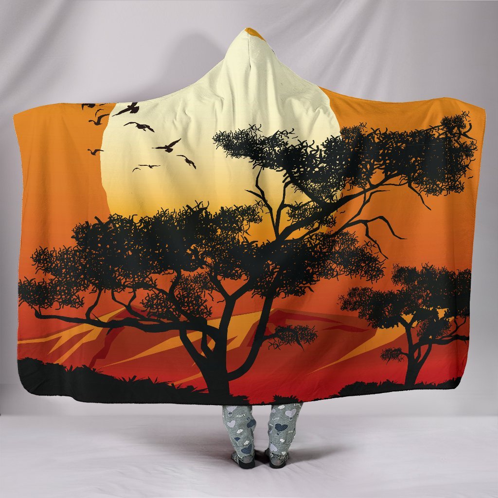 hooded-blanket-sunset-and-tree-in-australia