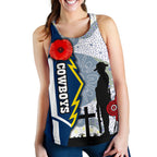 Cowboys Women's Racerback Tank North Aboriginal Anzac Day - Vibe Hoodie