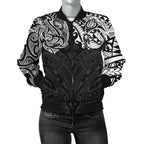 new-zealand-womens-bomber-jacket-maori-polynesian-tattoo-white