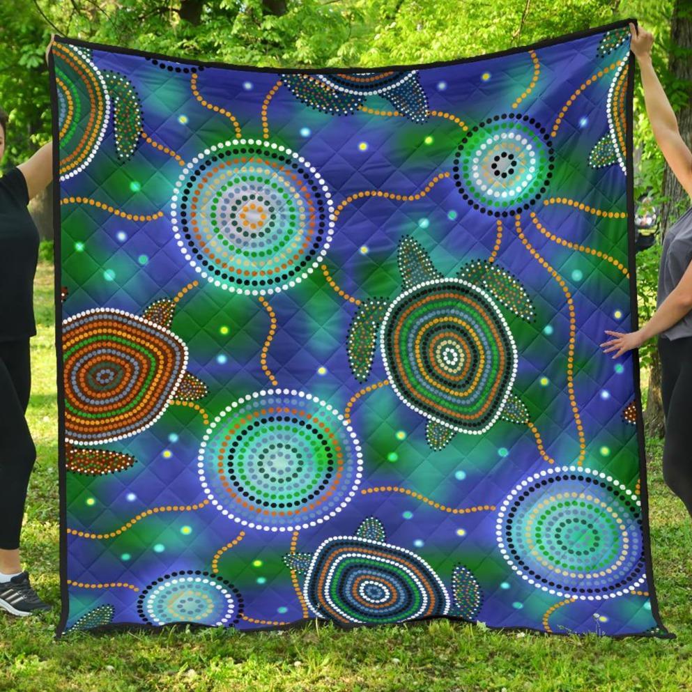 aboriginal-premium-quilt-indigenous-turtle-dreaming
