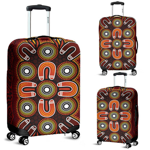 aboriginal-luggage-covers-aboriginal-dot-painting-flowers-style