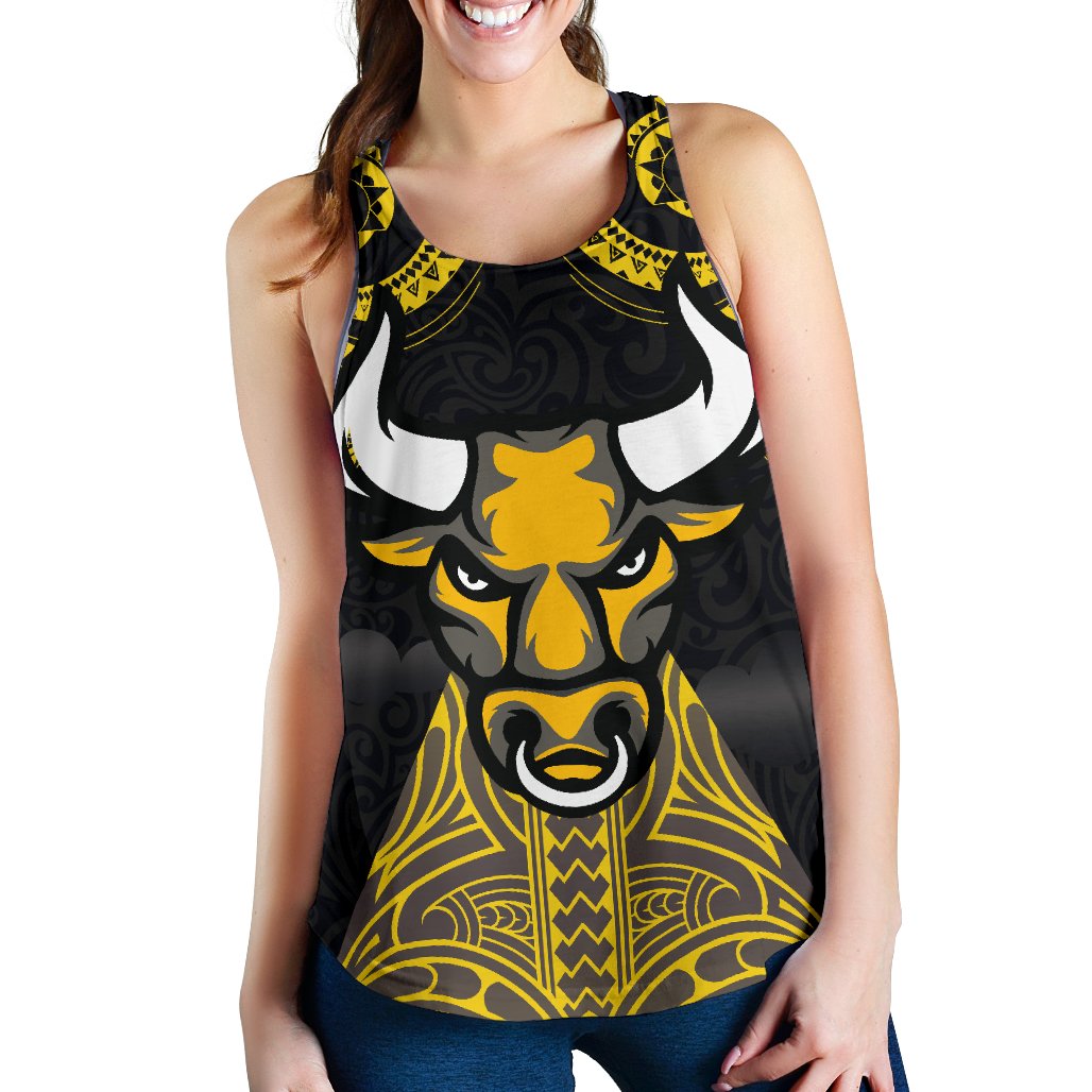 Aotearoa Maori Women Racerback Tank Taranaki Bulls - Vibe Hoodie