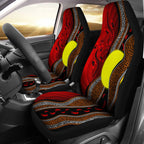 aboriginal-carseat-covers-aboriginal-flag-lizard-dot-painting-style