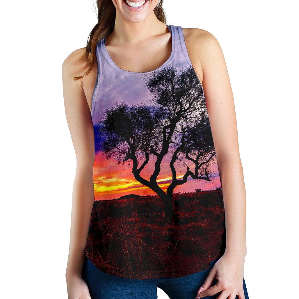 Racer tanks - Australia Sky View, The Forest is Growing - Vibe Hoodie