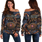 Indigenous Women Off Shoulder Sweater All Stars - Vibe Hoodie