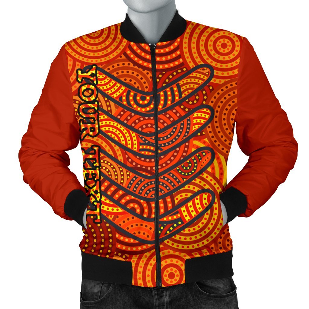 aboriginal-personalised-mens-bomber-jacket-aboriginal-boomerangs-and-dot-circle