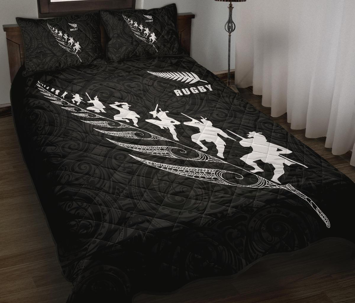 quilt-bed-set-nz-rugby-haka-black