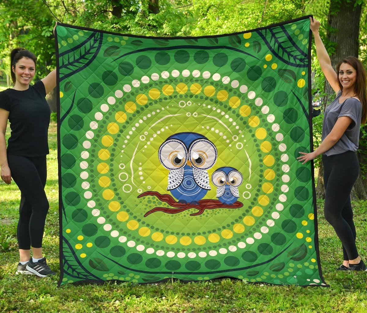 aboriginal-premium-quilt-indigenous-owl
