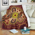 aboriginal-premium-blankets-indigenous-lizard-dot-painting-art