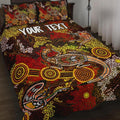 custom-aboriginal-quilt-bed-set-kangaroo-and-lizard-dot-painting-art