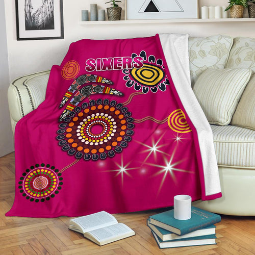 sydney-premium-blanket-sixers-indigenous-magenta