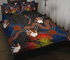 aboriginal-quilt-bed-set-australian-boomerang-and-snake-indigenous-art