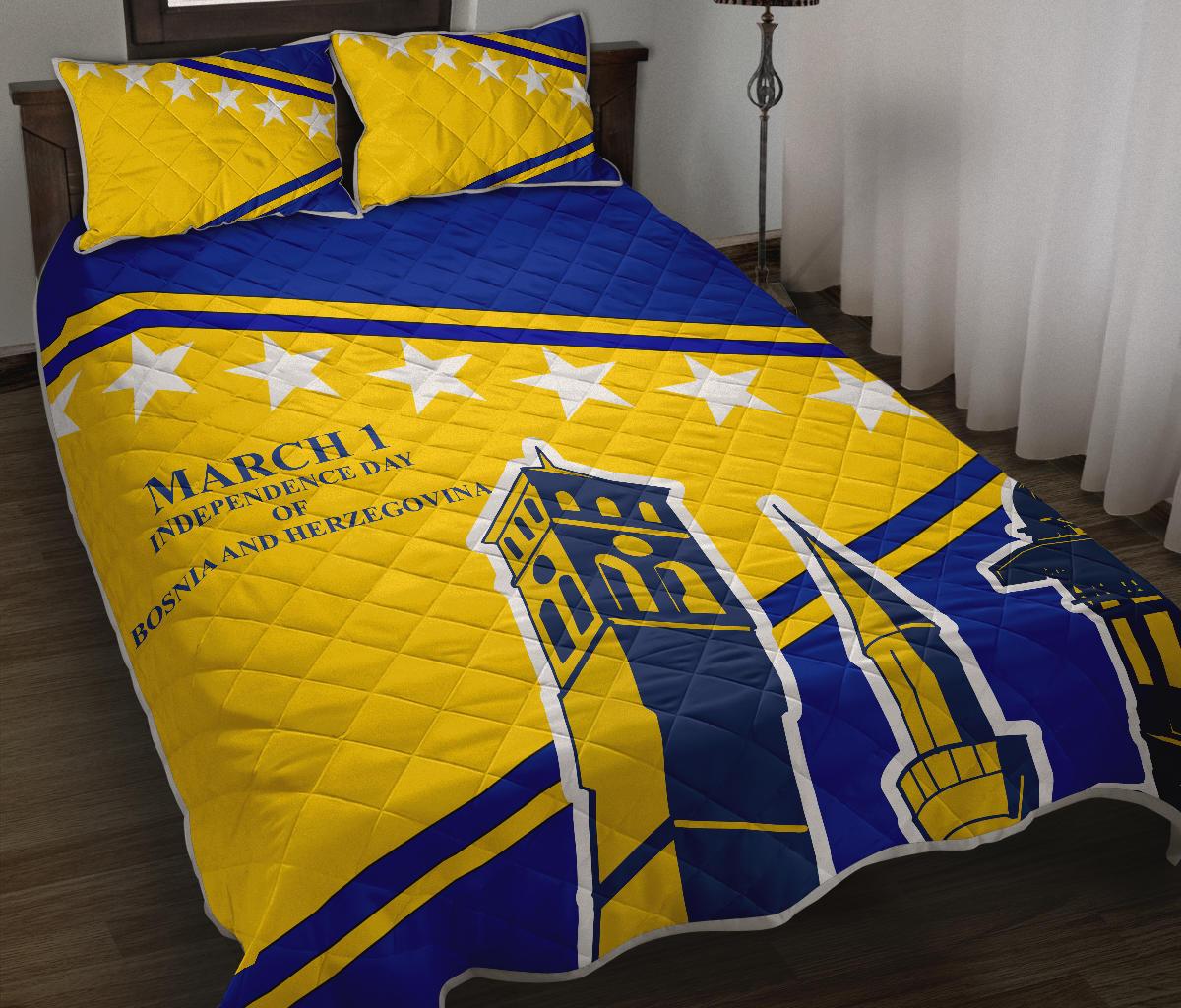 1sttheworld-quilt-bed-set-bosnia-and-herzegovina