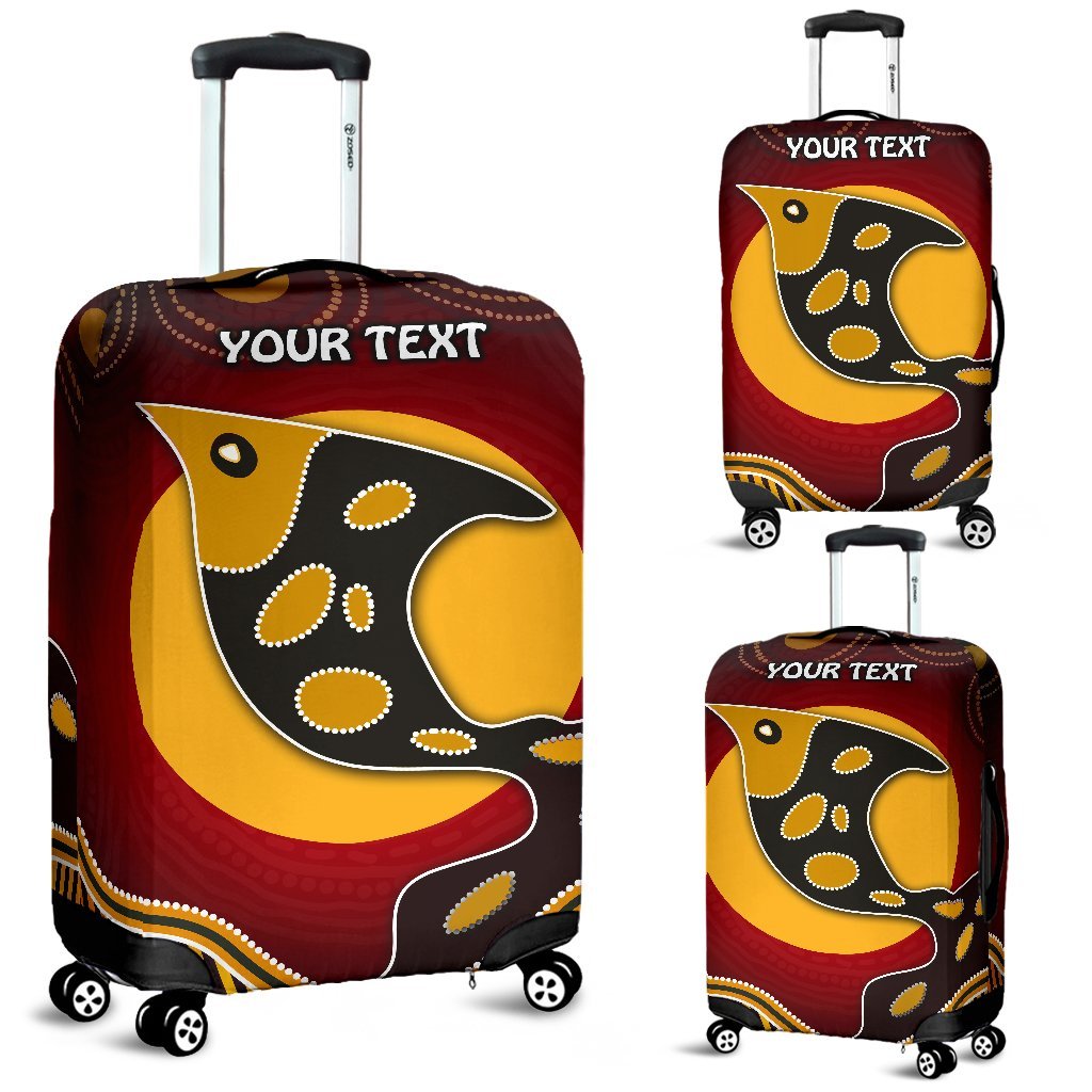 personalised-luggage-cover-aboriginal-dot-patterns-fish