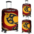 personalised-luggage-cover-aboriginal-dot-patterns-fish