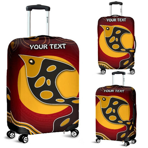 personalised-luggage-cover-aboriginal-dot-patterns-fish