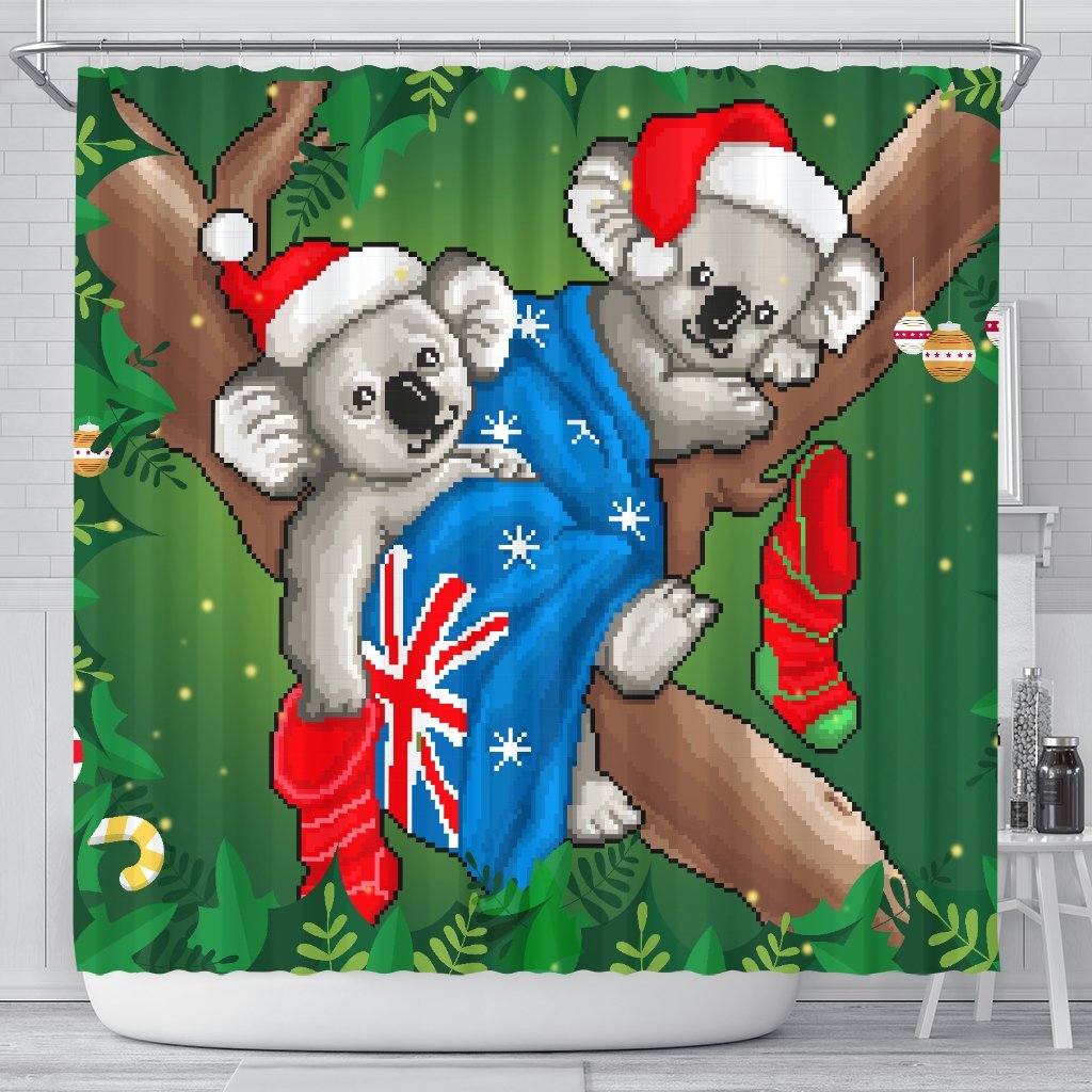 christmas-shower-curtain-australia-flag-with-koala-ugly-christmas