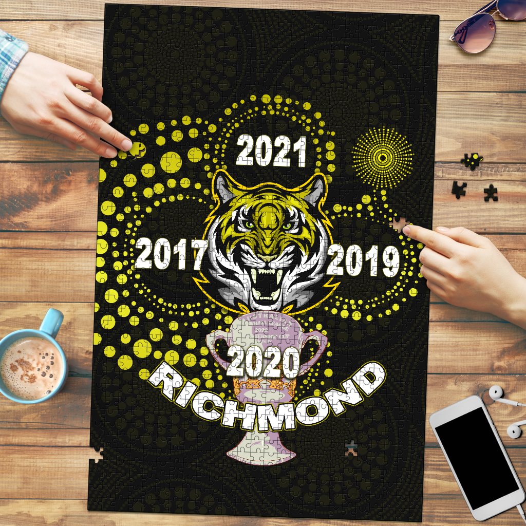 richmond-premier-premium-wood-jigsaw-puzzle-legendary-tigers-indigenous-1