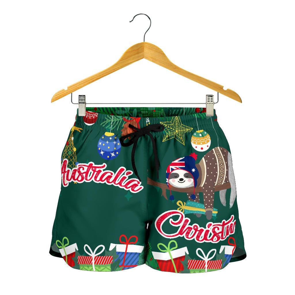 Christmas Women's Shorts Green - Merry Christmas - Vibe Hoodie