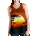 Racerback Tank - Kangaroo Top Tank Sunset Ver01 - Women - Vibe Hoodie