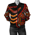 aboriginal-personalised-womens-bomber-jacket-aboriginal-boomerangs-with-dot-painting-pattern