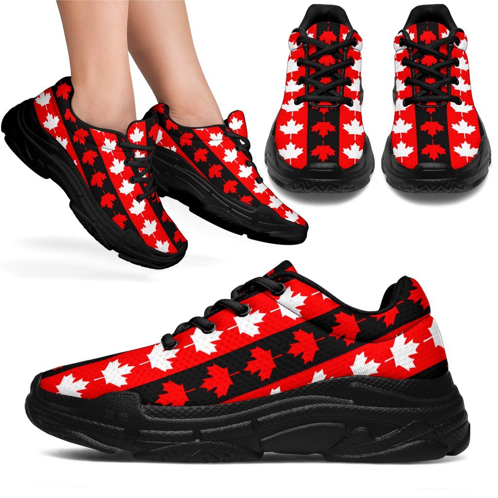 canada-pattern-chunky-sneakers