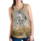 Maori Manaia The Blue Sea Women'S Racerback Tank, Golden - Vibe Hoodie
