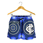 Blues Women Shorts Carlton Bright Indigenous - Vibe Hoodie