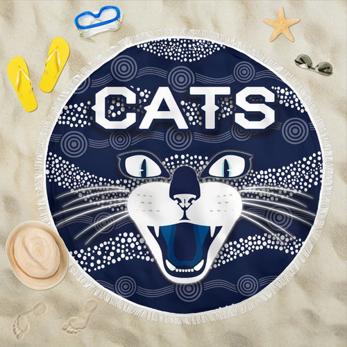 geelong-beach-blanket-cats-indigenous-navy