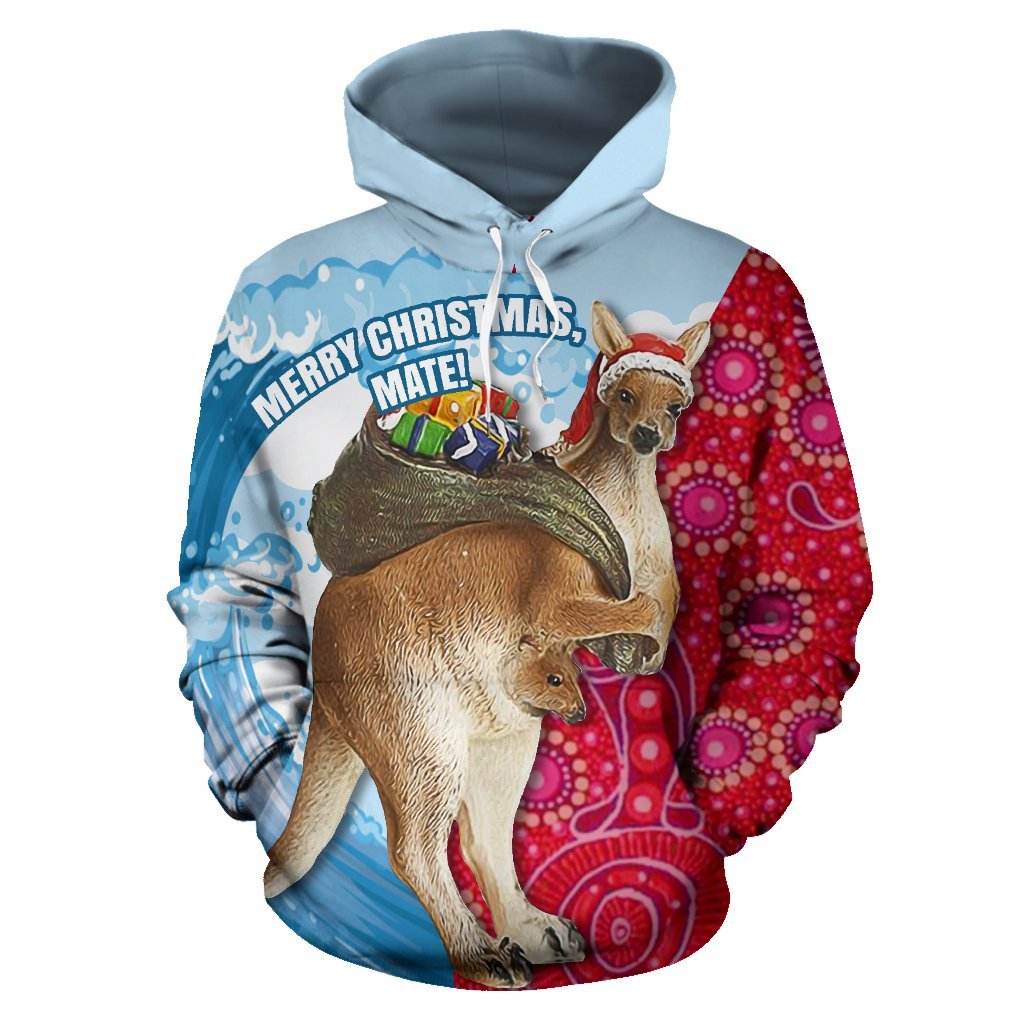 christmas-hoodie-kangaroo-aboriginal-dot-painting-wave-patterns
