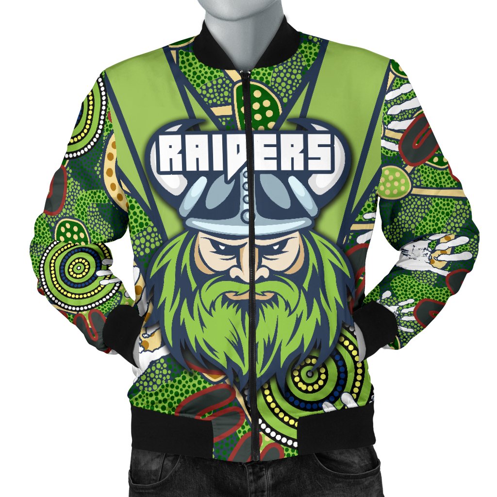 custom-personalised-raiders-mens-bomber-jacket-canberra-indigenous