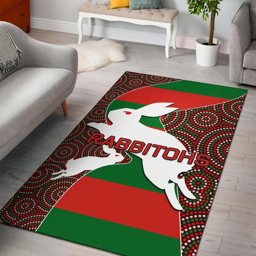 rabbitohs-area-rug