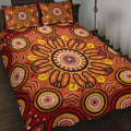 aboriginal-quilt-bed-set-circle-flowers-patterns-ver01